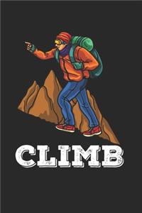 Klettern Bouldern Notizbuch