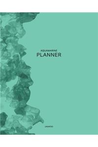 Undated Aquamarine Planner