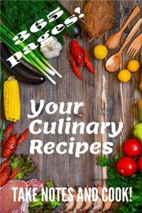 Your culinary recipes