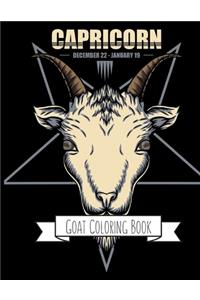 Goat Coloring Book