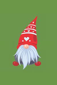 Scandanavian Gnome, Christmas Notebook Kids, Lined Journal/Notes Christmas (Type 2)