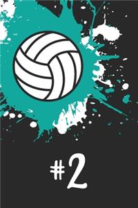 #2 Volleyball Notebook