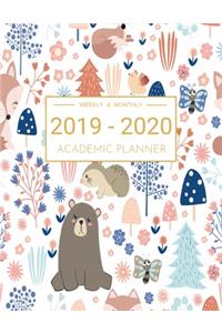 2019-2020 Academic Planner Weekly And Monthly