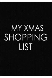My Xmas Shopping List