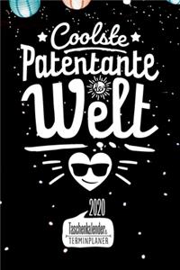 Coolste Patentante der Welt I Taschenkalender & Terminplaner 2020
