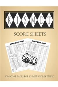 Kismet Score Sheets