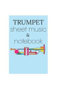 Trumpet Sheet Music & Notebook
