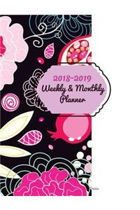 Freesia 2018 - 2019 Weekly & Monthly Planner