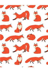 Fox Notebook Blank And Lined