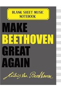 Blank Sheet Music Notebook