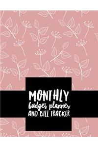 Monthly Budget Planner and Bill Tracker