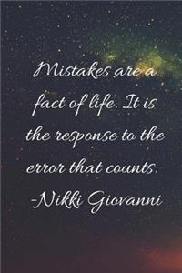 Mistakes Are A Fact Of Life