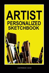 Artist Personalized Sketchbook