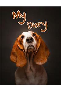 My Diary: 185 Lined Pages, Large Size Book 8 1/2 X 11
