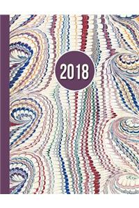 2018 Diary Purple Design