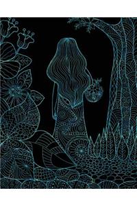 Journal Notebook Girl In The Woods 4