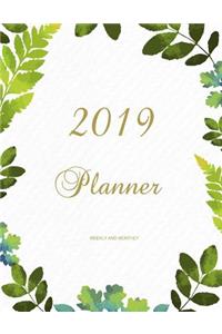 2019 Planner Weekly and Monthly