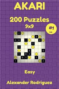 Akari Puzzles 9x9 - Easy 200 vol. 1