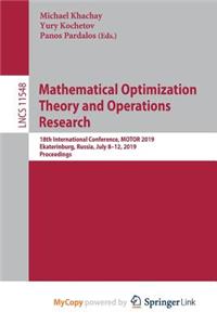 Mathematical Optimization Theory and Operations Research