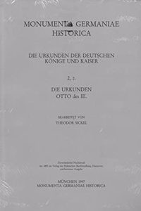 Die Urkunden Otto Des III.