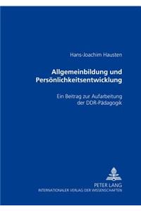 Allgemeinbildung Und Persoenlichkeitsentwicklung