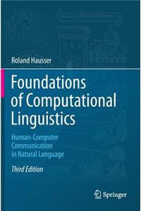 Foundations of Computational Linguistics