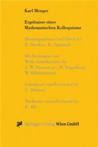 Karl Menger, Ergebnisse eines Mathematischen Kolloquiums