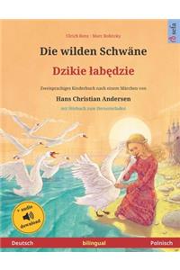 Die wilden Schwäne (Deutsch - Polnisch)