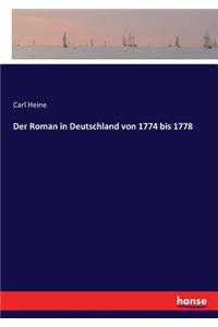 Roman in Deutschland von 1774 bis 1778