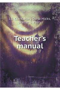 Teacher's manual