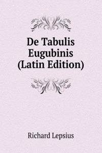 De Tabulis Eugubinis (Latin Edition)