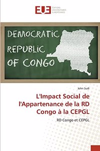 L'Impact Social de l'Appartenance de la RD Congo à la CEPGL