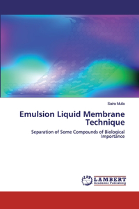 Emulsion Liquid Membrane Technique