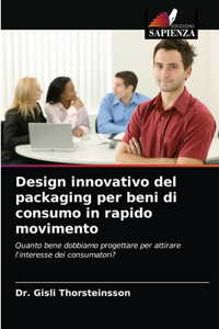 Design innovativo del packaging per beni di consumo in rapido movimento