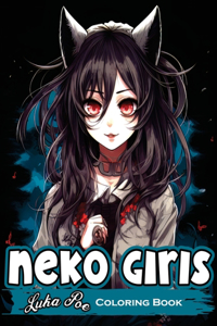 Neko Girls Coloring Book