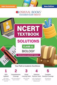 Oswaal NCERT textbook Solution _Class 11_Biology_For Exam 2024