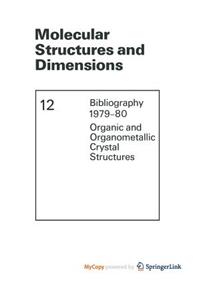 Molecular Structures and Dimensions