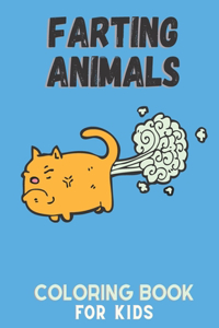 farting animals coloring book for kids