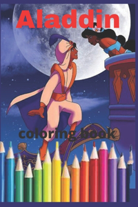 aladdin coloring book