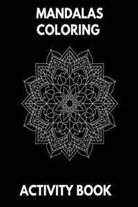 Mandalas coloring Activity Book