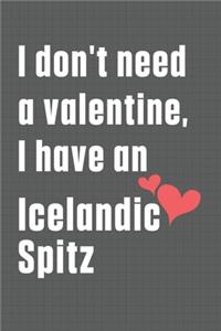I don't need a valentine, I have an Icelandic Spitz