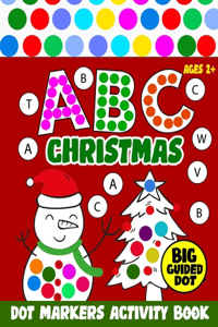Dot markers activity book ABC Christmas