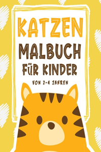 Katzen Malbuch Für Kinder Von 2-4 Jahren