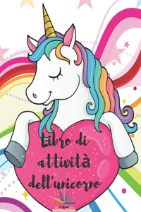 Libro di attività dell'unicorno