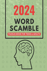 2024 Word Scramble Puzzles Book For Teens And Adults