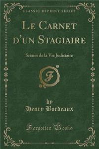 Le Carnet d'Un Stagiaire: Scï¿½nes de la Vie Judiciaire (Classic Reprint)