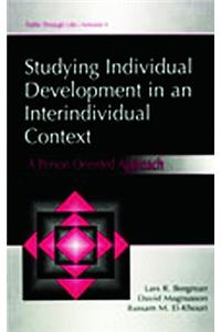 Studying individual Development in An interindividual Context