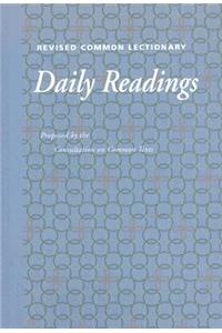 Revised Common Lectionary Daily Readings