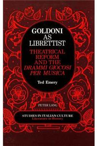 Goldoni as Librettist