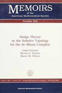 Hodge Theory in the Sobolev Topology for the De Rham Complex